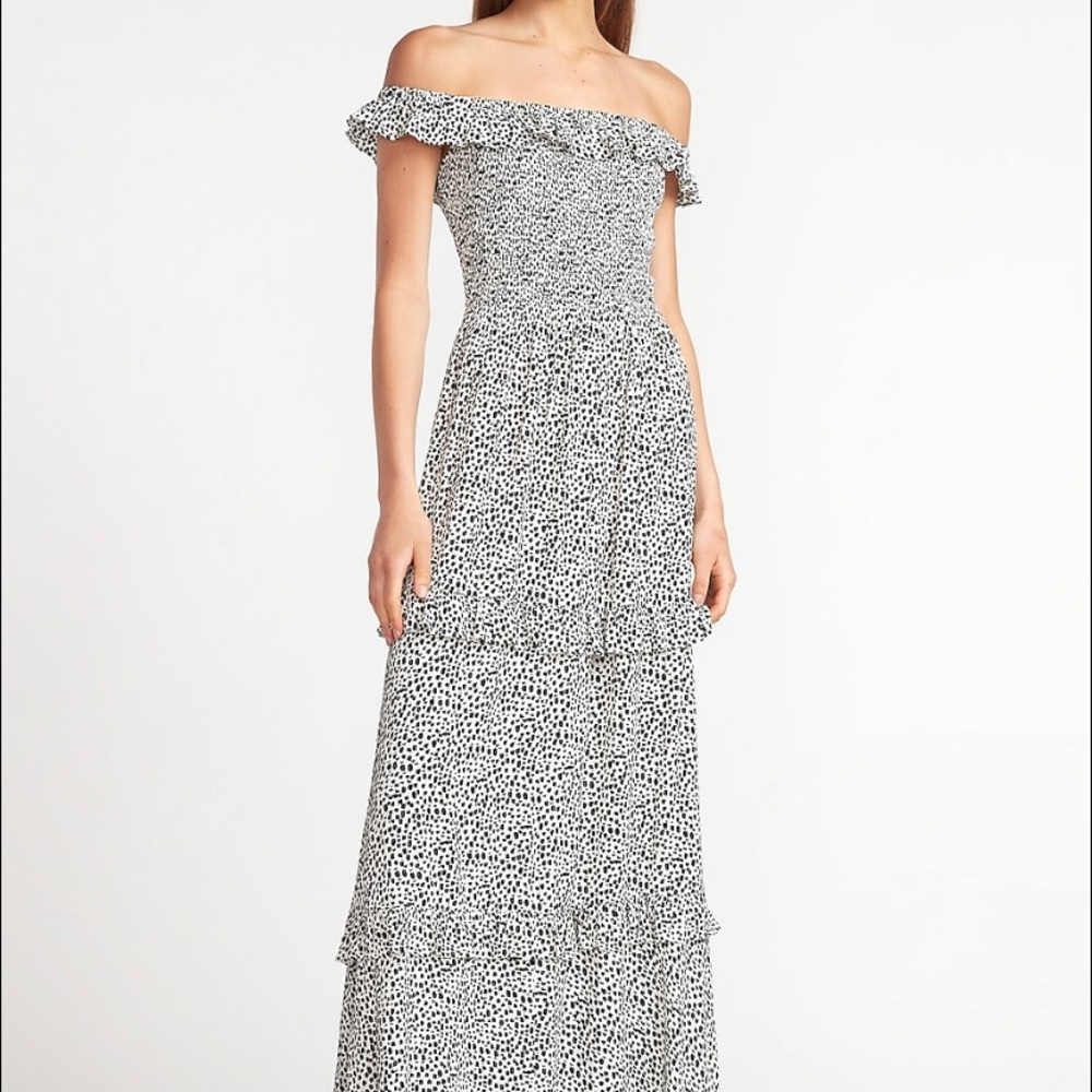 Never Worn Dot Print Express Maxi